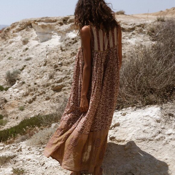 Highly coveted Aahna Dress in Walnut from daughters of India - Picture 6 of 12